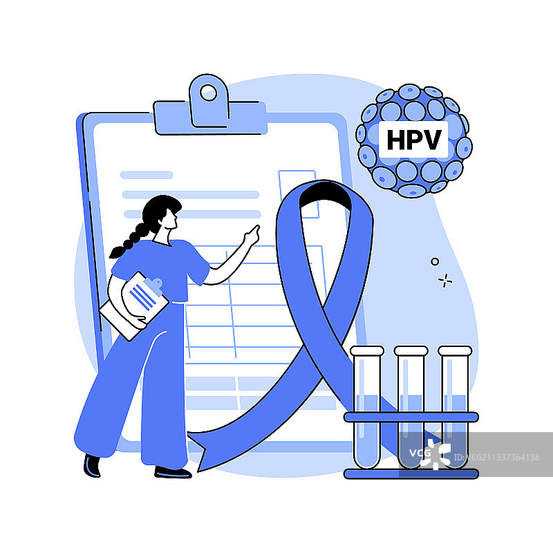 HPV风险因素抽象概念图片素材