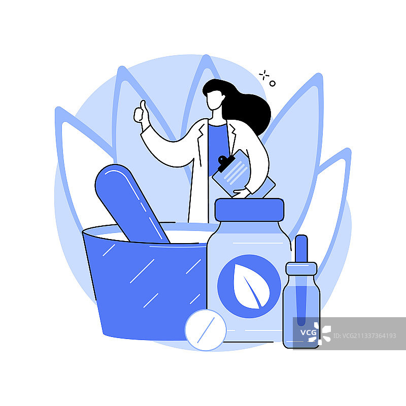 顺势疗法抽象概念图片素材