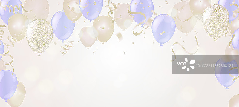 庆祝旗与银色图片素材