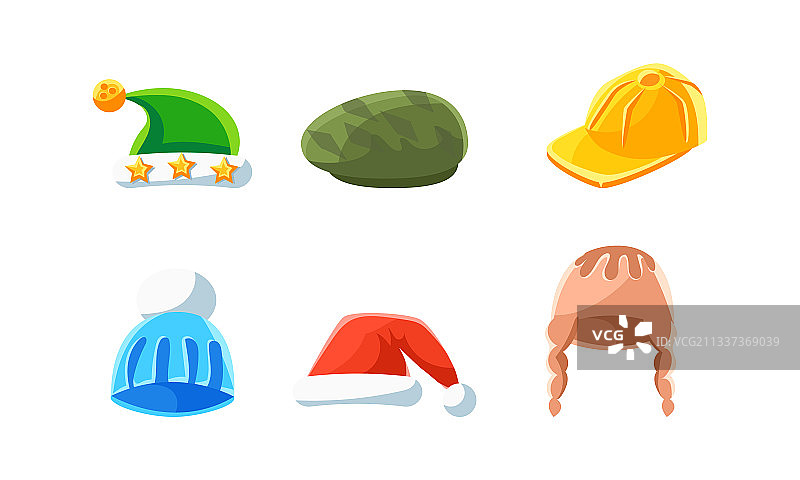 男女帽子和头饰套装图片素材