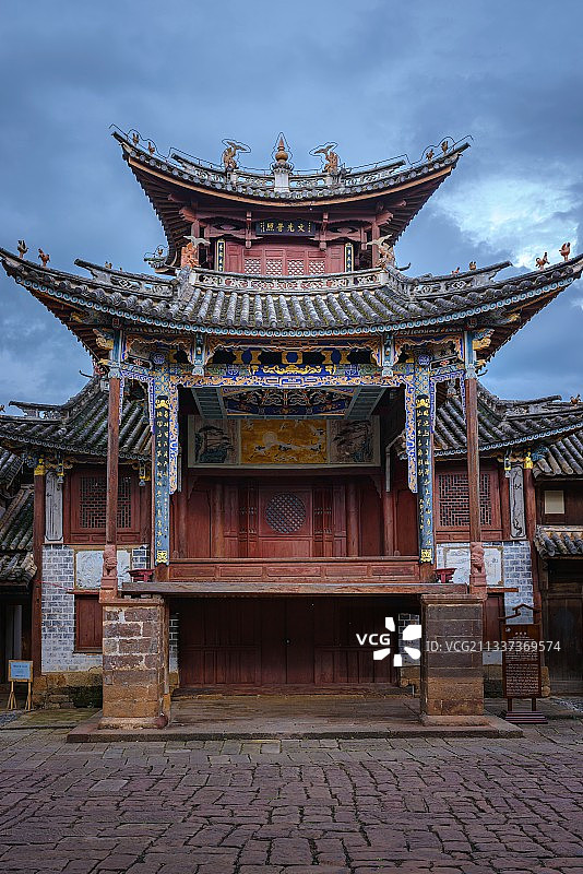 沙溪的古戏台图片素材