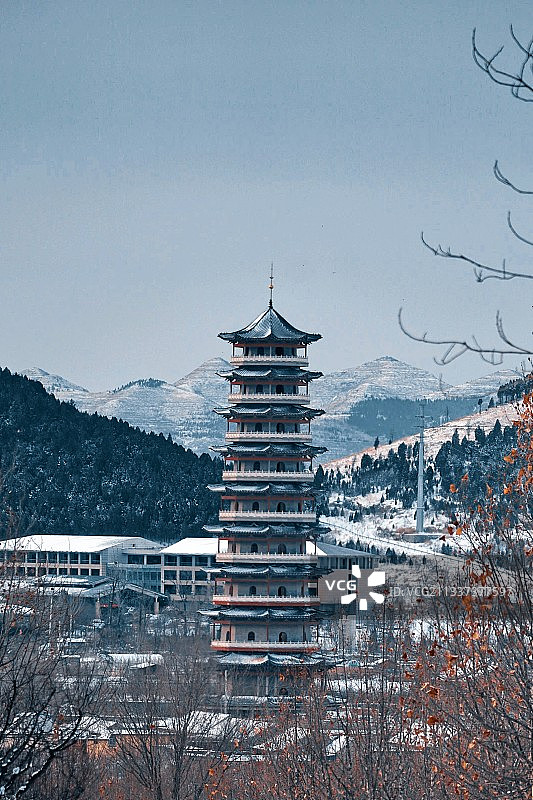 万佛塔图片素材