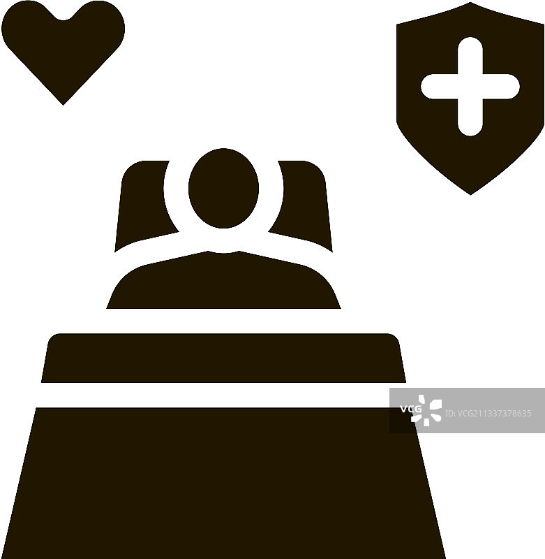 医院病房人体图标符号图片素材