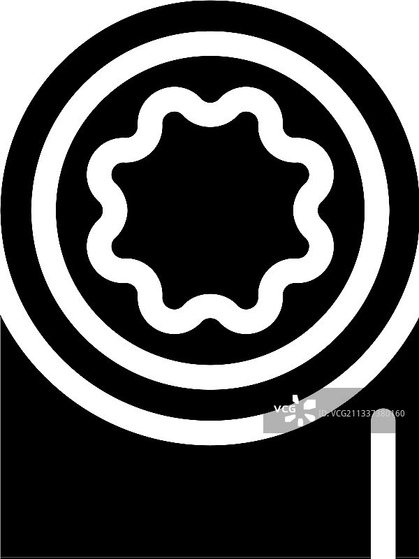 健康的支气管图标字形图片素材