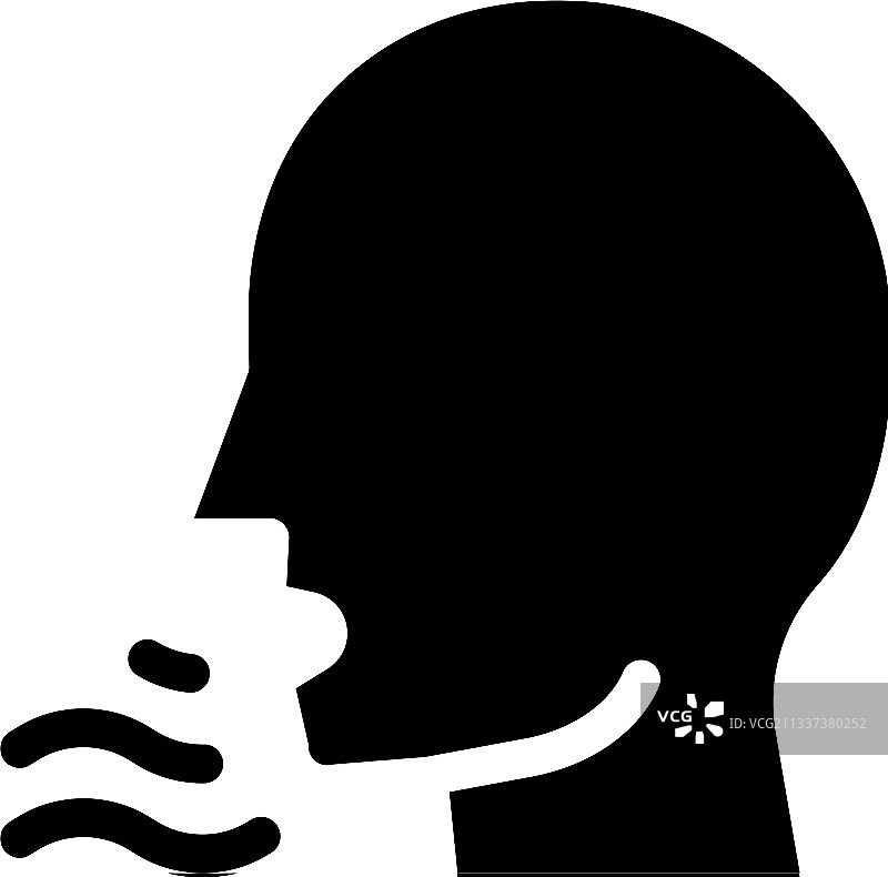 喘气的人形图标图片素材