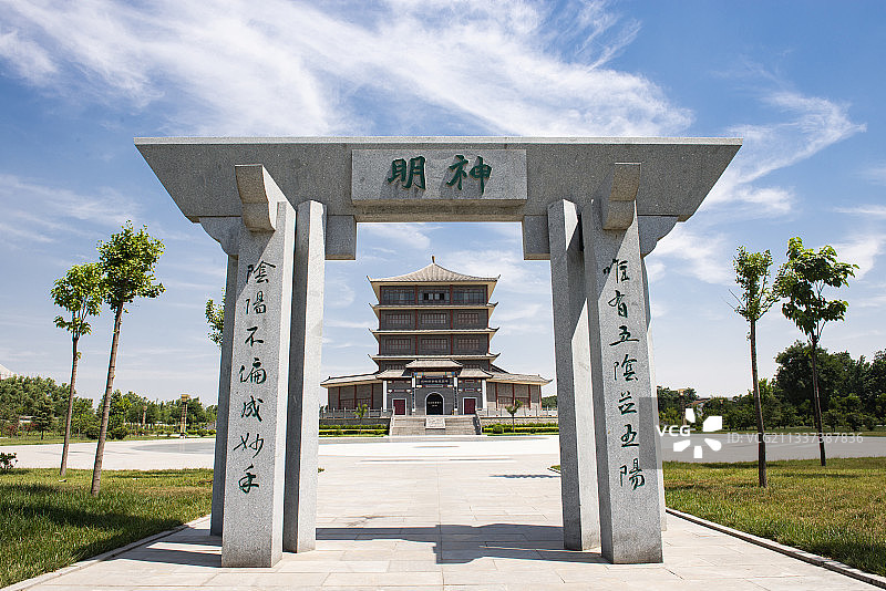 2012-06-09中国，河南省，焦作市，温县，陈家沟，太极图片素材