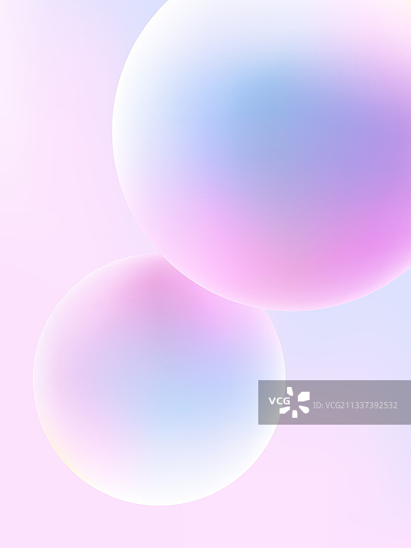 抽象梦幻风格渐变色3D背景图图片素材