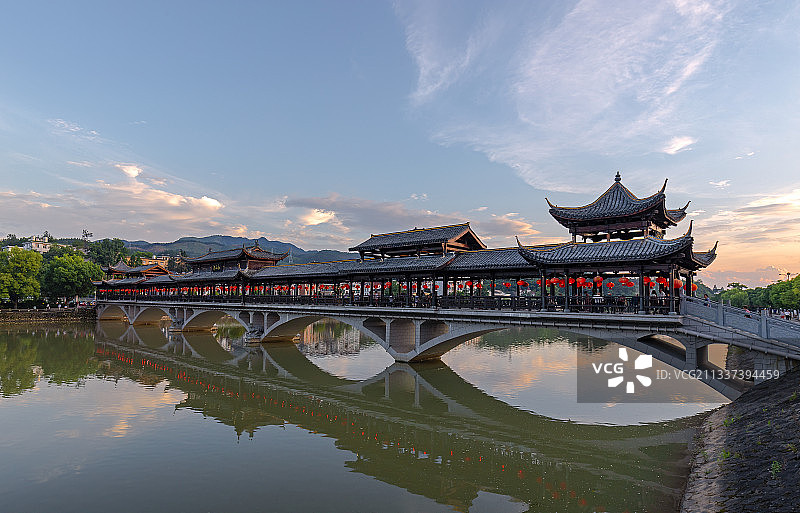 中国建筑-风雨桥图片素材