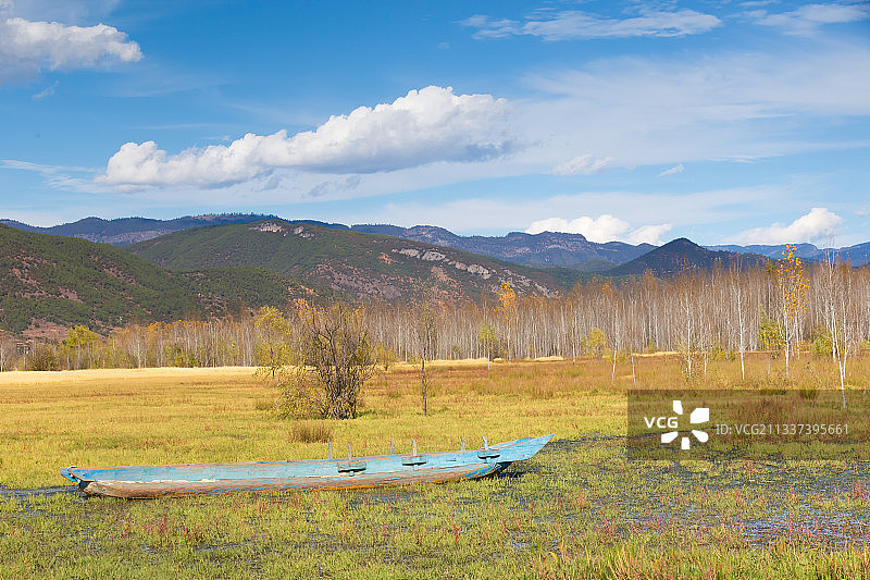 四川省泸沽湖草海风光图片素材