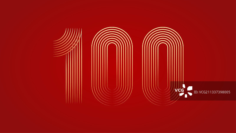 数字100矢量图片素材