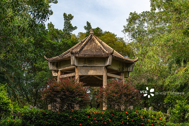 阳江北山公园凉亭图片素材