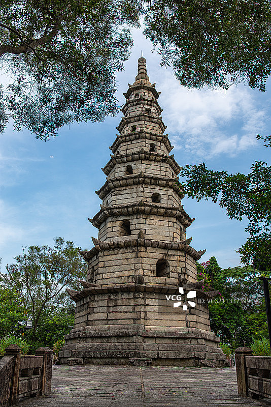 阳江北山公园北塔图片素材