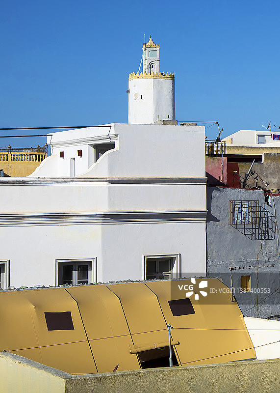 摩洛哥房屋的色彩图片素材