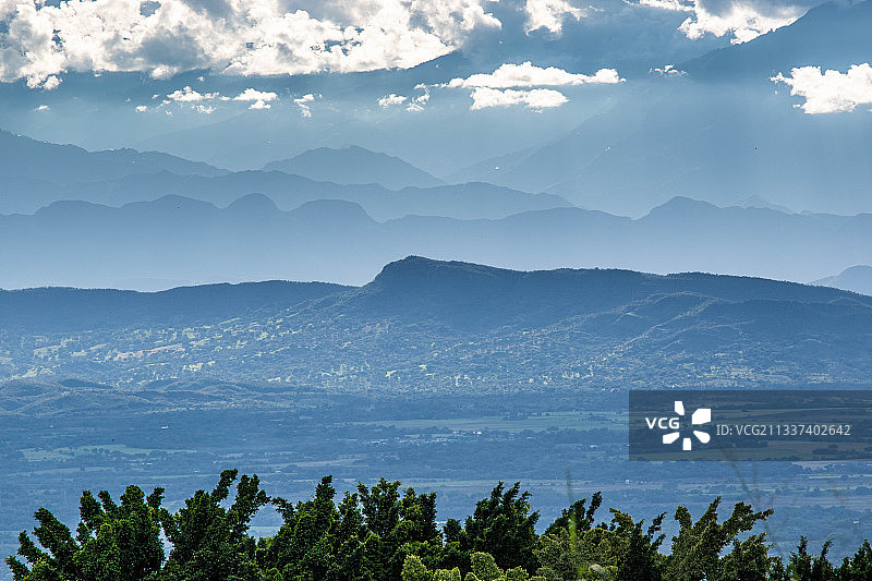 哥伦比亚里韦拉惠拉山脉风光图片素材