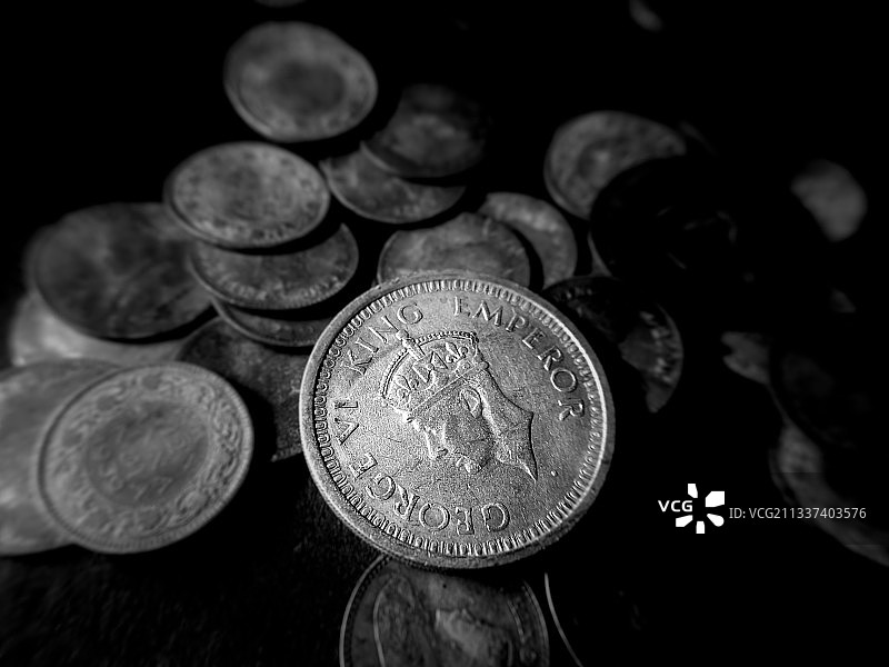 硬币特写图片素材