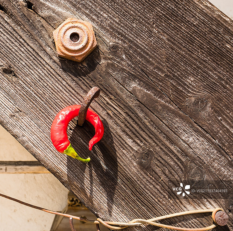 德国比斯特施泰德木桌绳索俯瞰图片素材