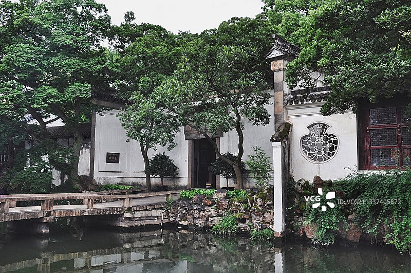苏州园林沧浪亭图片素材