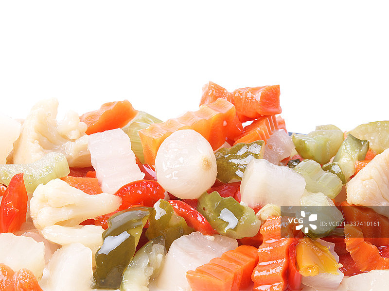 盘中沙拉特写图片素材