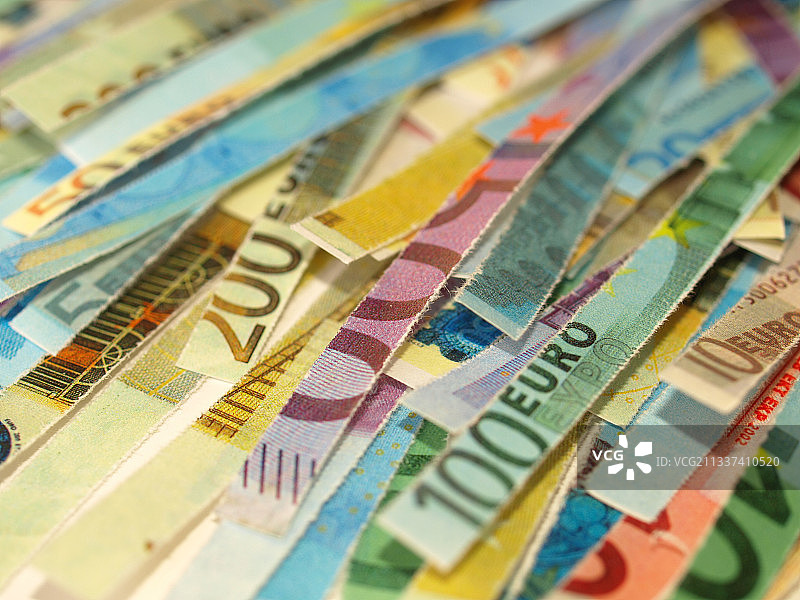 纸币全画幅拍摄图片素材