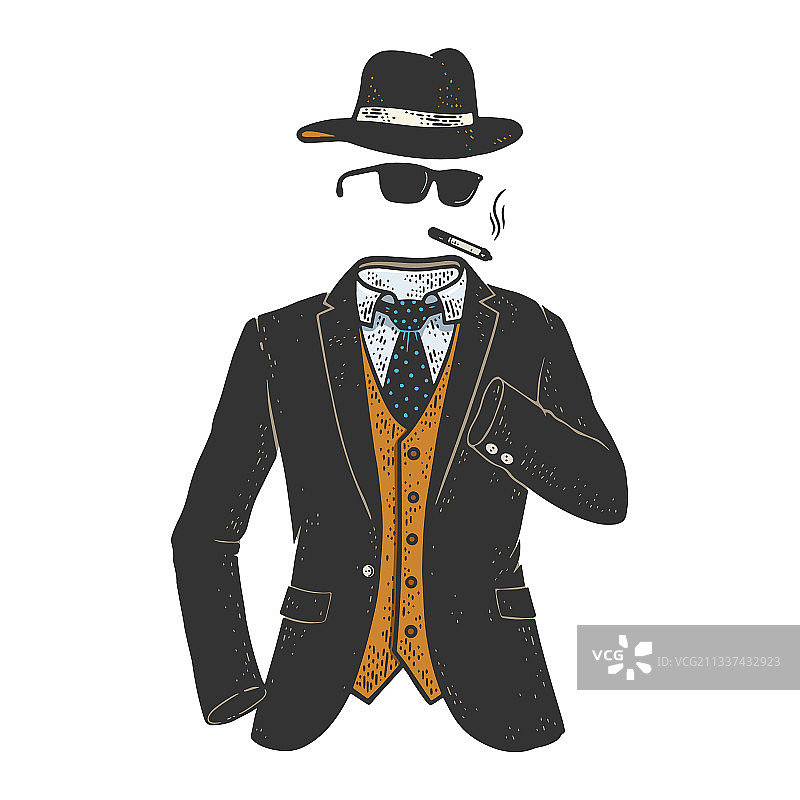 看不见的人草图图片素材