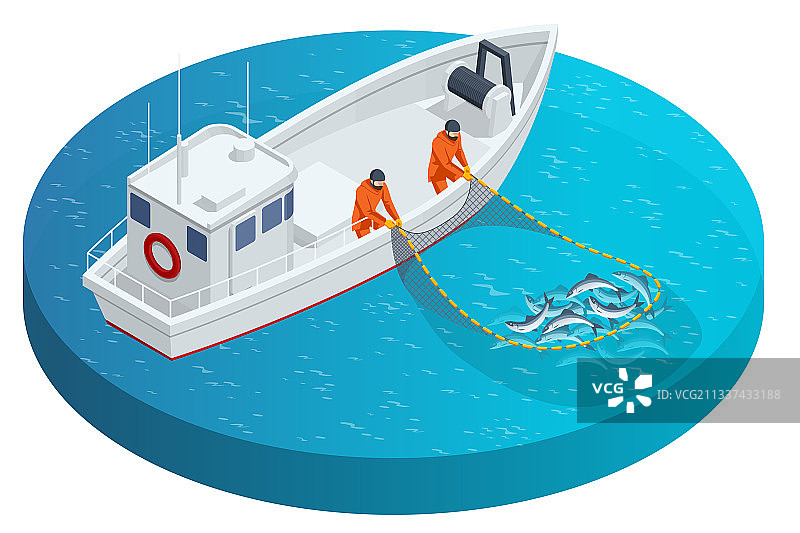 2.5D渔船或轮船图片素材