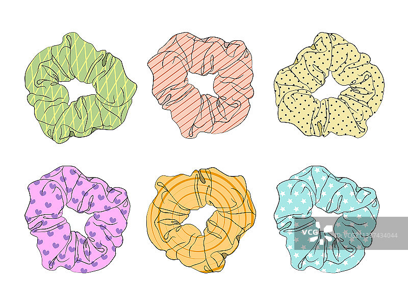 发圈套装图片素材