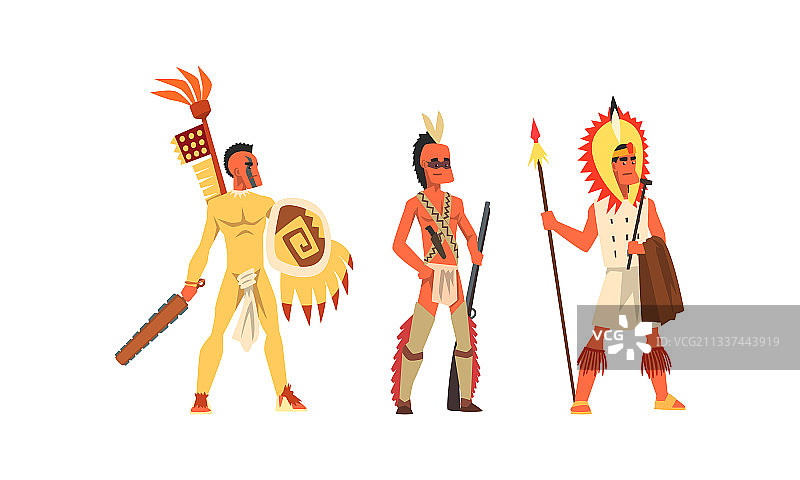 中国台湾少数民族战士（男）合集图片素材