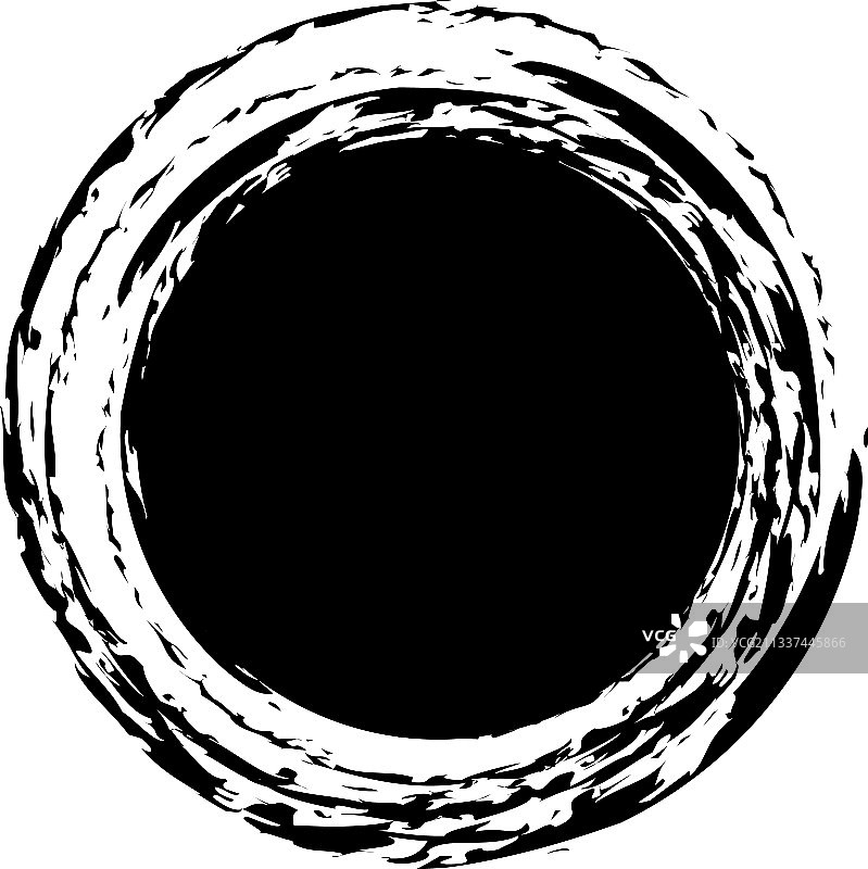 水墨污渍圆形涂抹图案图片素材