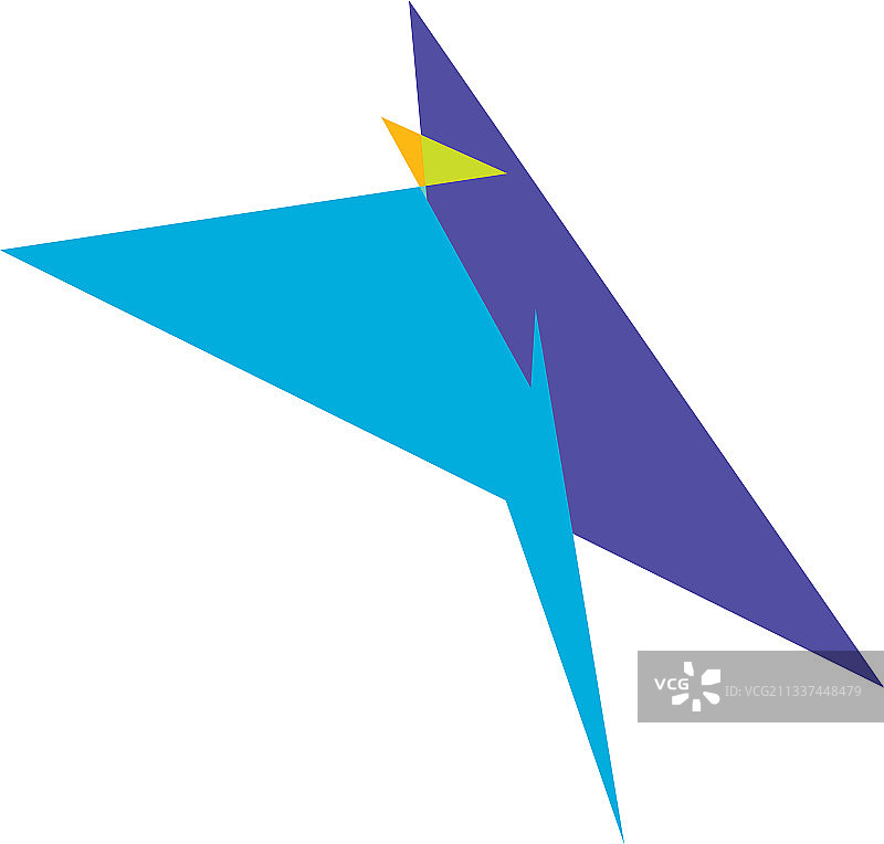 鲜艳抽象几何艺术图片素材