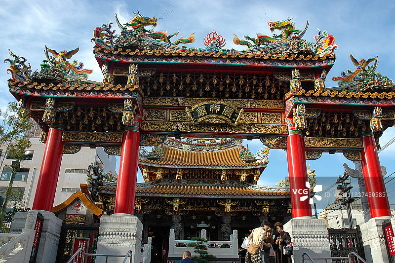 日本横滨关帝庙图片素材