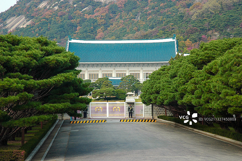 韩国青瓦台图片素材