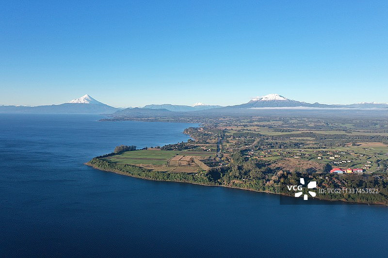 智利延基韦湖图片素材