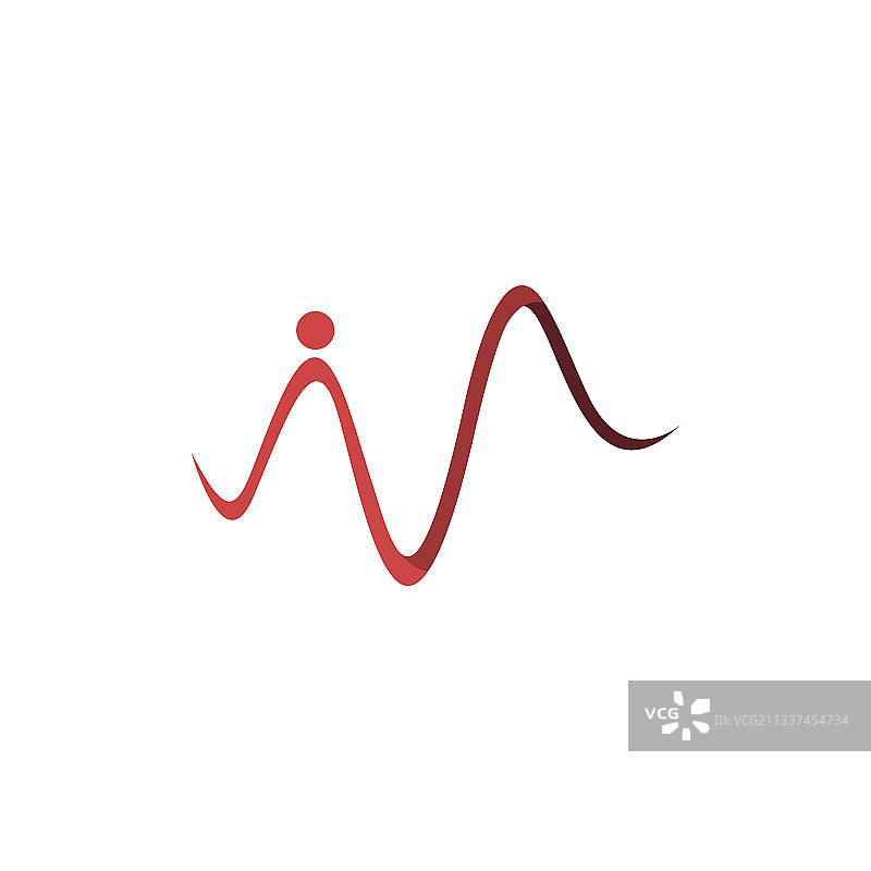 抽象IV字母标志设计图片素材