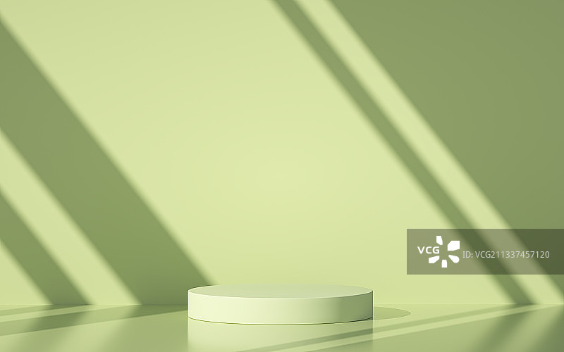 绿色产品展台三维图形背景图片素材