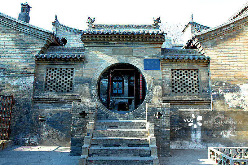 中国山西晋中市灵石县静生镇王家大院图片素材