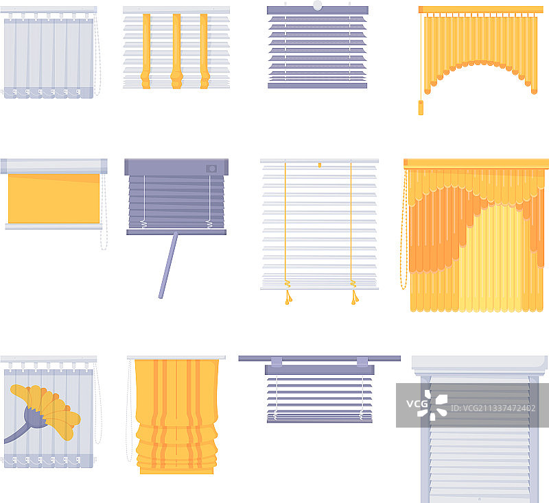 水平垂直关闭打开百叶窗合集图片素材