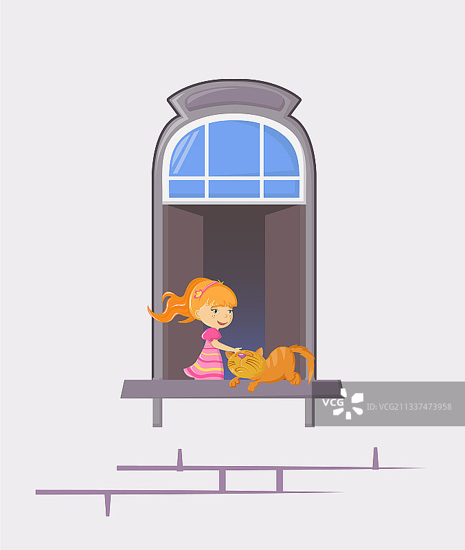 窗户里的邻居：老房子建筑图片素材