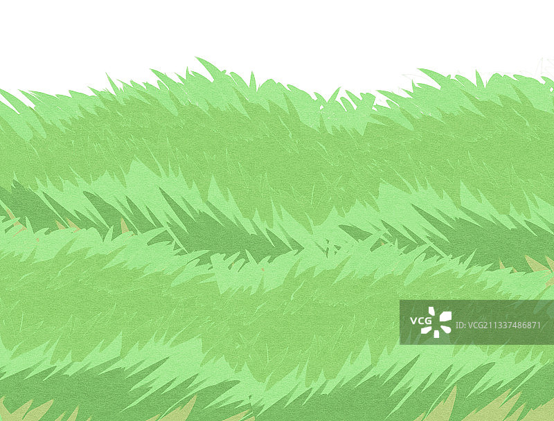 绿色的草地插画元素图片素材