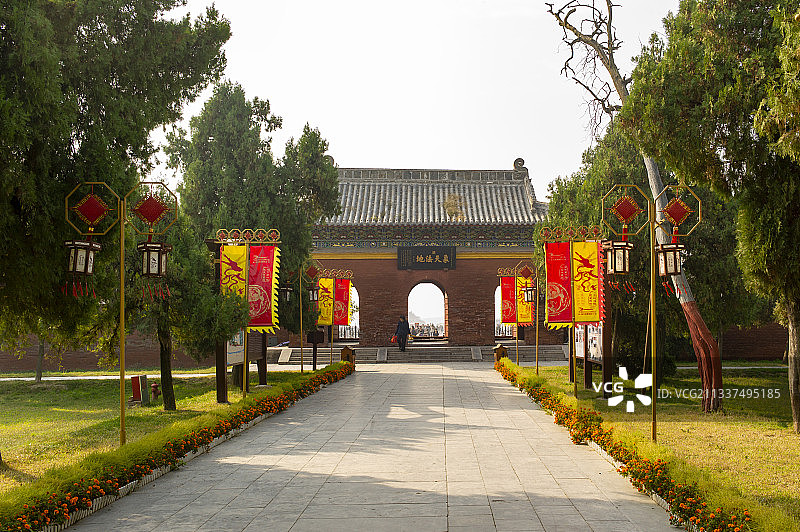 2012-11-02中国，河南省，周口市，淮阳县，太昊伏羲陵图片素材