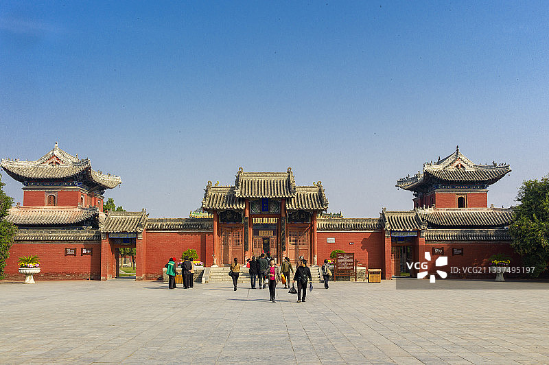 2012-11-02中国，河南省，周口市，淮阳县，太昊伏羲陵图片素材