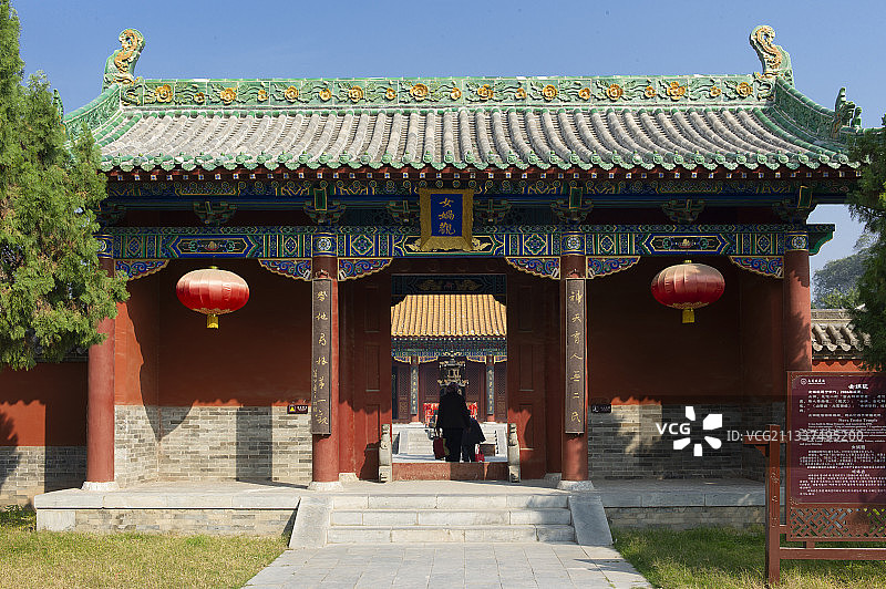 2012-11-02中国，河南省，周口市，淮阳县，太昊伏羲陵图片素材