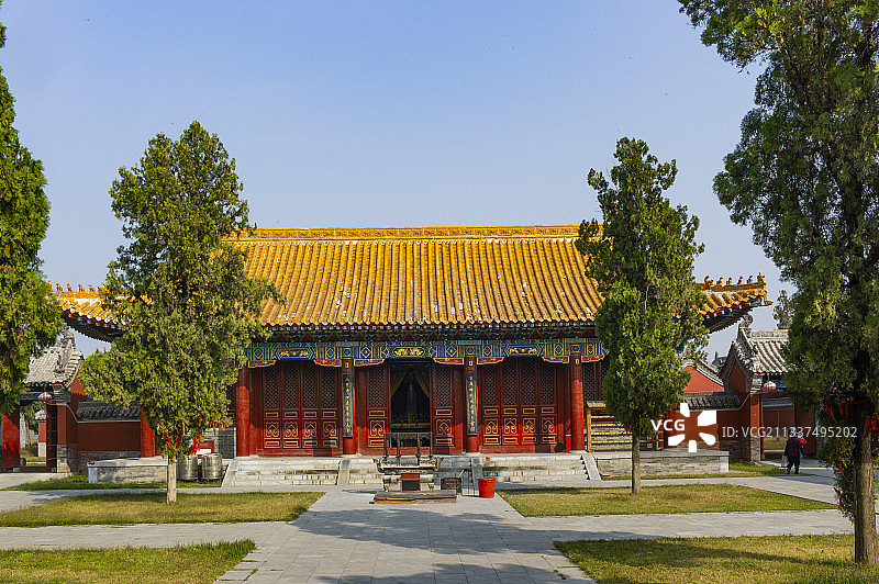 2012-11-02中国，河南省，周口市，淮阳县，太昊伏羲陵图片素材