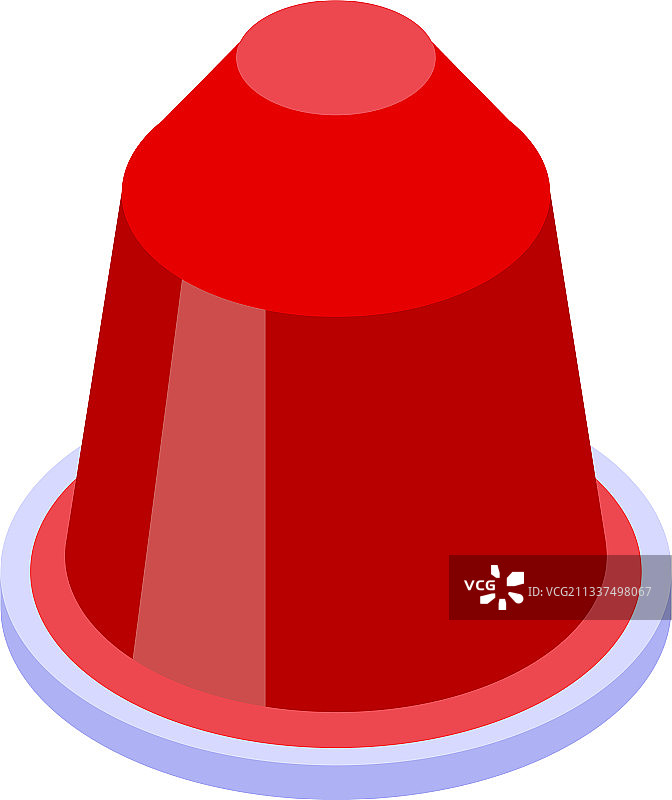 咖啡胶囊饮品图标2.5D风格图片素材