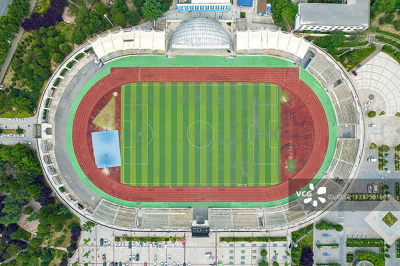 中国河南省郑州市荥阳市体育中心图片素材