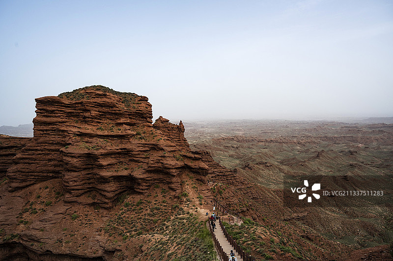 位于张掖市的平山湖大峡谷旅游景区图片素材