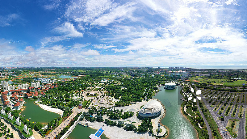 夏日北海园博园图片素材