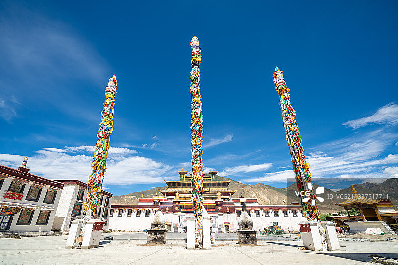 西藏山南桑耶寺图片素材