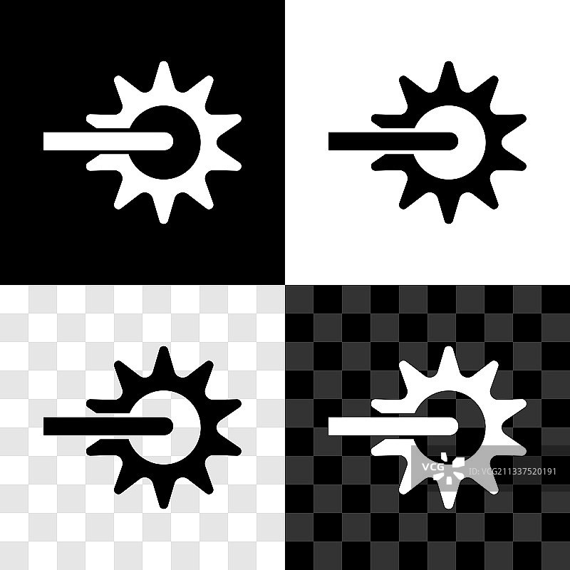 牛仔骑马靴刺图标套装图片素材