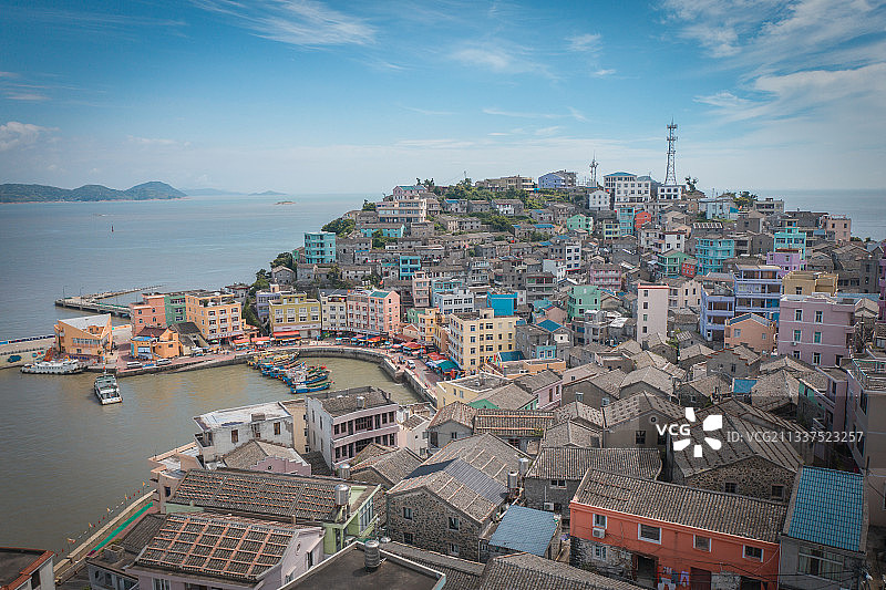 台州玉环海岛鸡山岛图片素材