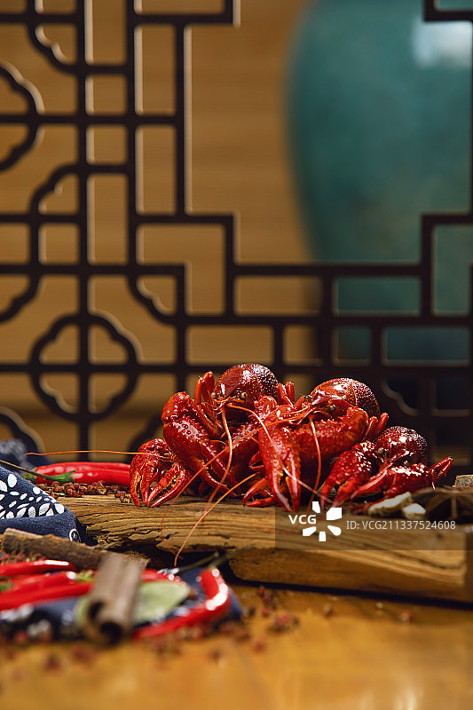 麻辣小龙虾,美味,香料,传统,中国文化图片素材